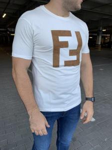Фото Одежда Футболка Fendi Double F White