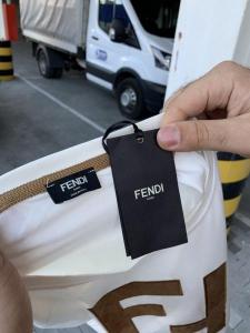 Фото Одежда Футболка Fendi Double F White