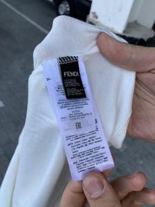 Фото Одежда Футболка Fendi Double F White