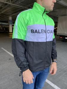Фото Одежда Ветровка Balenciaga Logo Reflective Zip-Up Neon Green