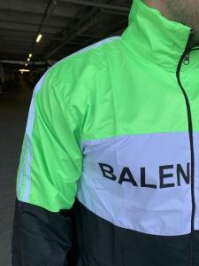 Фото Одежда Ветровка Balenciaga Logo Reflective Zip-Up Neon Green