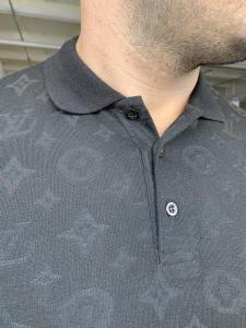 Фото Одежда Поло Louis Vuitton Classic Monogram Black