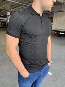 Фото Одежда Поло Louis Vuitton Classic Monogram Black