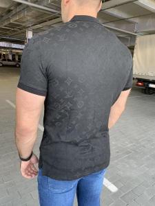 Фото Одежда Поло Louis Vuitton Classic Monogram Black