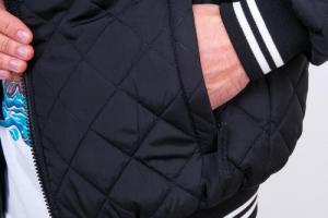 Фото Одежда Бомбер утепленный PUNCH - Stripe, Black