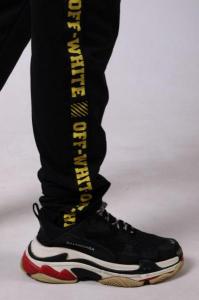 Фото Одежда Штаны черные Off White ч/ж №1