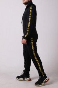 Фото Одежда Штаны черные Off White ч/ж №1