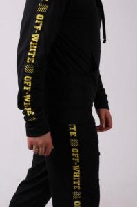 Фото Одежда Штаны черные Off White ч/ж №1