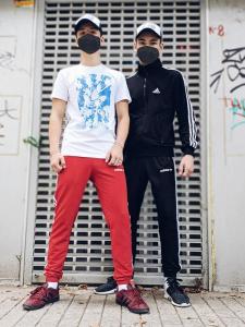 Фото Одежда Олимпийка мужская в стиле Adidas Round черная