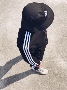 Фото Одежда Олимпийка мужская в стиле Adidas Round черная