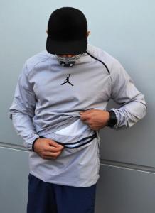 Фото Одежда Анорак (ветровка) Jordan серый