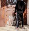  Свитшот в стиле Adidas Badge черный Мужские водолазки, гольфы, кофты в Украине