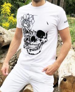 Фото Одежда Футболка Miracle roses white