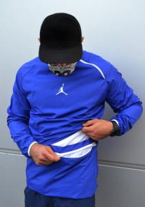 Фото Одежда Анорак (ветровка) Jordan синий