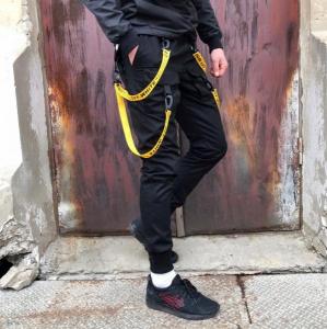 Фото Одежда Брюки карго мужские Off White Scarstrope черные