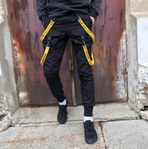 Фото Одежда Брюки карго мужские Off White Scarstrope черные