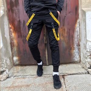 Фото Одежда Брюки карго мужские Off White Scarstrope черные