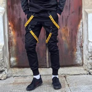 Фото Одежда Брюки карго мужские Off White Scarstrope черные