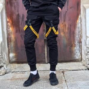 Фото Одежда Брюки карго мужские Off White Scarstrope черные