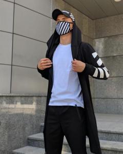 Фото Одежда Мантия унисекс в стиле Off white Fire