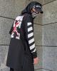  Комплект с мантией Off white Fire черный Спортивные кофты, толстовки, куртки мужские в Украине
