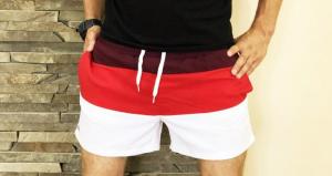 Фото Одежда Шорты Lacoste swimming red