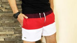 Фото Одежда Шорты Lacoste swimming red