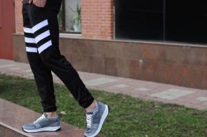 Фото Одежда Спортивные штаны LC - Flip черно-белые