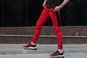 Фото Одежда Спортивные штаны LC - Jet красно-черные