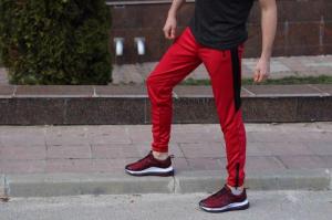 Фото Одежда Спортивные штаны LC - Jet красно-черные
