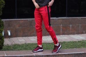 Фото Одежда Спортивные штаны LC - Jet красно-черные