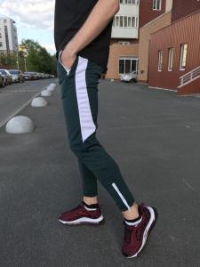 Фото Одежда Спортивные штаны LC - Jet зеленый с белым