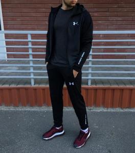 Фото Одежда Спортивный костюм серо чёрный Under Armour
