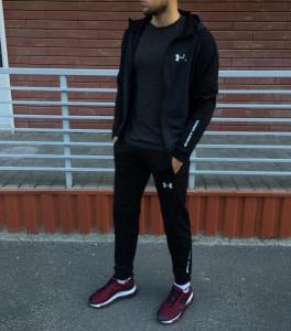 Фото Одежда Спортивный костюм серо чёрный Under Armour