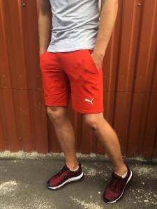 Фото Одежда Летний спортивный комплект(шорты и футболка) Puma Red/LightGray