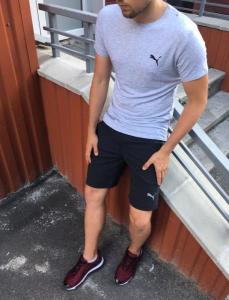 Фото Одежда Летний спортивный комплект(шорты и футболка) Puma Gray/LightGray