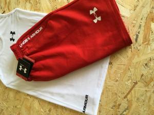 Фото Одежда Летний спортивный комплект(шорты и Майка) Under Armour Red/White