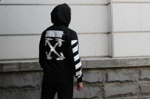 Фото Одежда Комплект черно белый крест Off White