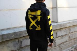 Фото Одежда Комплект черно желтый крест Off White