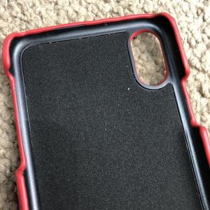 Фото Аксессуары Gucci iPhone X Case GG Marmont Animal Stud Red