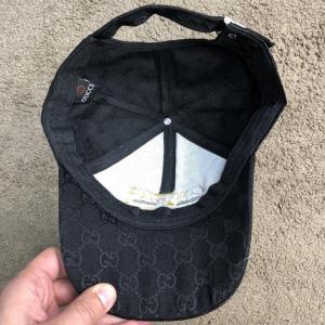 Фото Аксессуары Baseball Hat Gucci Web Logo Square GG Supreme Canvas Black