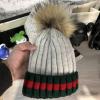  Gucci Winter Hat Knitted Pompon and Scarf Web Sandy Шапки в Украине