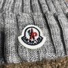  Moncler Winter Hat Knitted Pompon Gray Шапки в Украине