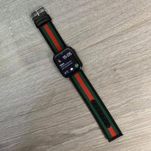 Фото Аксессуары Apple Watch Gucci Band 42/44 Black/Green/Red