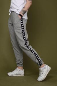 Фото Одежда Штаны серые с чёрным лампасом Kappa