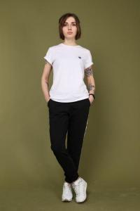 Фото Одежда Штаны чёрные с белым лампасом Ellesse