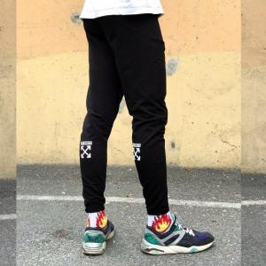 Фото Одежда Спортивные штаны в стиле Off White X черные