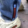 Martin Mixs Bleached White/Red/White Jeans Light Blue Джинсы мужские в Украине