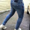  Martin Mixs Bleached White/Red/White Jeans Light Blue Джинсы мужские в Украине