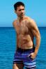 Полосатые пляжные шорты Marc &amp; Andre MS19-03 48(M) Сине-голубой Marc &amp; Andre MS19-03